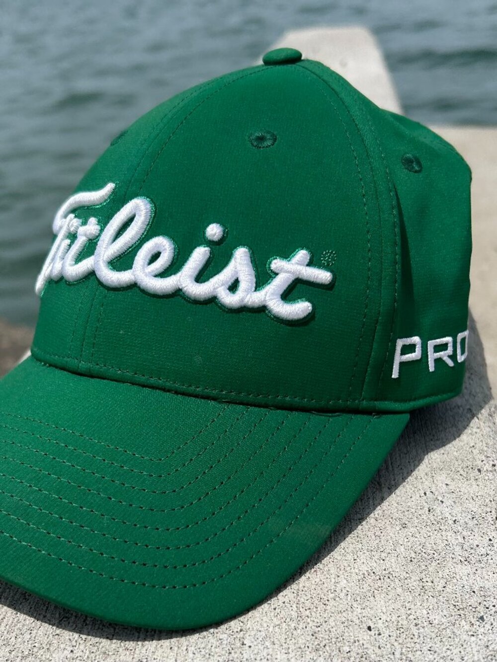 Titleist Tour Performance Golf Hat Emerald Green Adjustable Strapback Pro V1 FJ